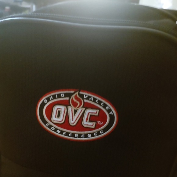 Adidas Ohio Valley Conference OVC Black Gym Duffle Bag - Picture 3 of 6